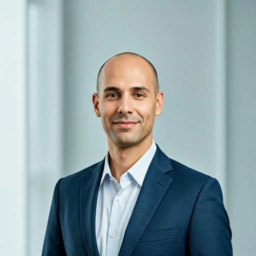 Thirdparties.com team member in a navy suit, smiling